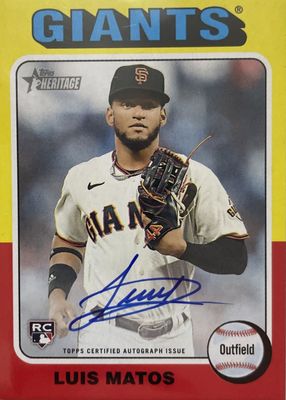2024 Topps Heritage High Number #ROA-LM Real One Autographs