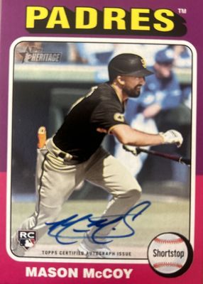 2024 Topps Heritage High Number #ROA-MM Real One Autographs