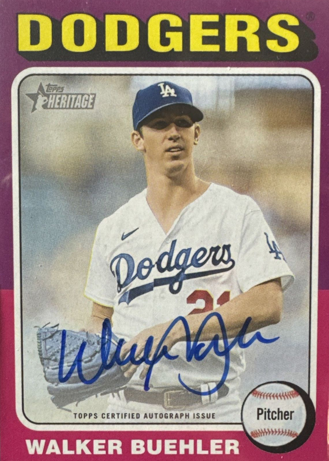 その他 WALKER BUEHLER 2021 TOPPS auto Walker Bühler Autograph | eBay
