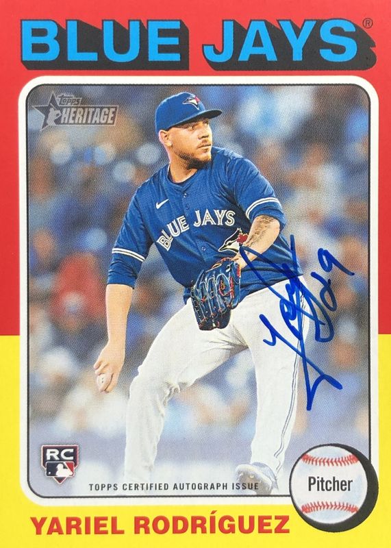 2024 Topps Heritage High Number #ROA-YR Real One Autographs