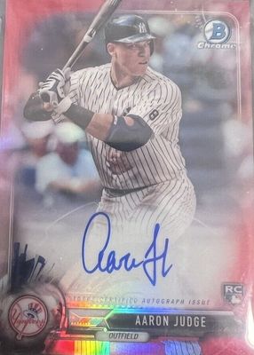2017 Bowman #CRA-AJ Chrome Rookie Auto - Red Refractor /5