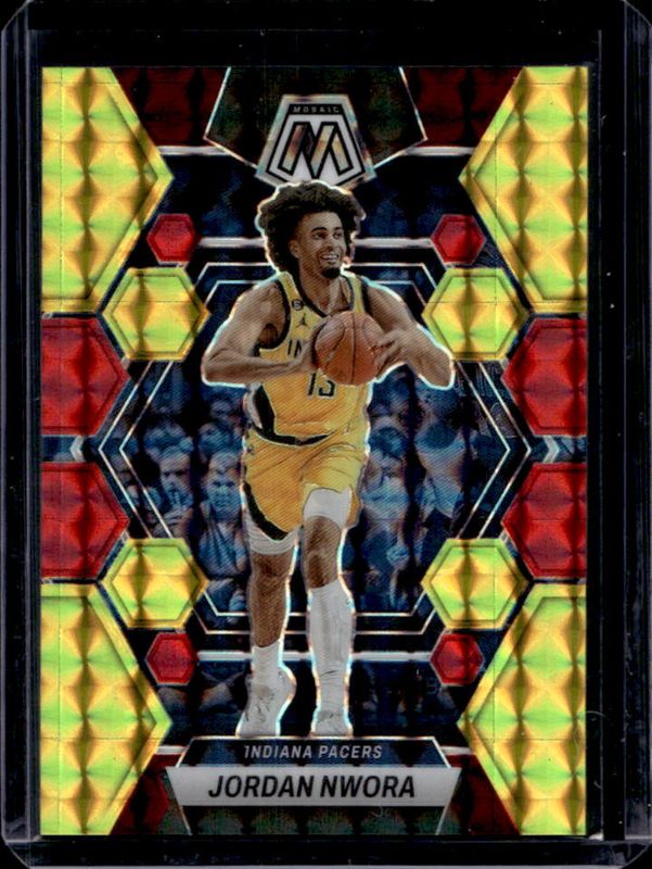 2022 Mosaic #24 Choice Fusion Red & Yellow /88