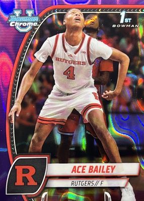2024 Bowman Chrome University #1 Purple Lava Refractor (1st)