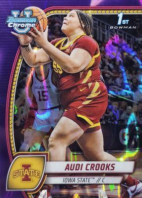 2024 Bowman Chrome University #9 Purple Lava Refractor (1st)