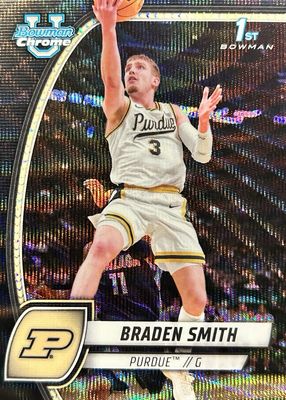 2024 Bowman Chrome University #12 Black Wave Refractor (1st)