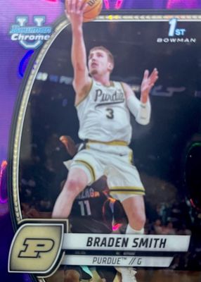 2024 Bowman Chrome University #12 Purple Lava Refractor (1st)