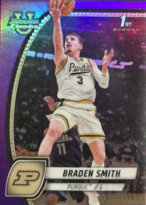 2024 Bowman Chrome University #12 Purple Refractor /399 (1st)