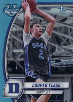 2024 Bowman Chrome University #16 Sky Blue Refractor (1st)