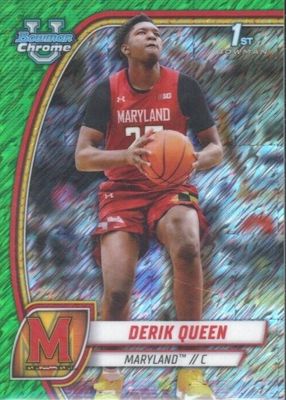2024 Bowman Chrome University #19 Green Shimmer Refractor (1st)