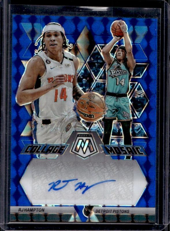 2022 Mosaic #CM-RJH Collage Autographs - Blue
