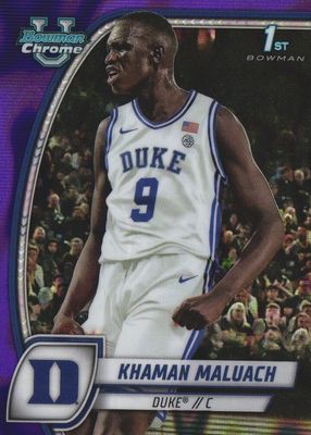 2024 Bowman Chrome University #46 Purple Lava Refractor (1st)