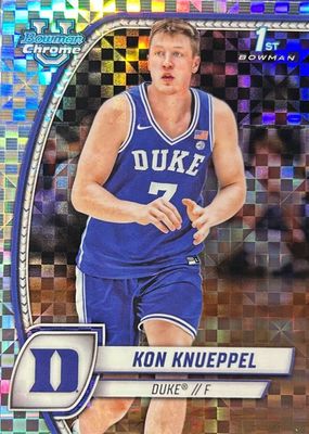 2024 Bowman Chrome University #48 X-Fractor (1st)