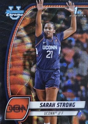 2024 Bowman Chrome University #62 Black Wave Refractor (1st)