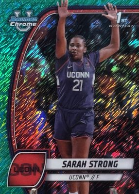 2024 Bowman Chrome University #62 Green Shimmer Refractor (1st)