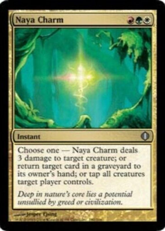 Naya Charm 2008 Shards of Alara #180 Foil RAW TCG (LIGHTLY PLAYED)