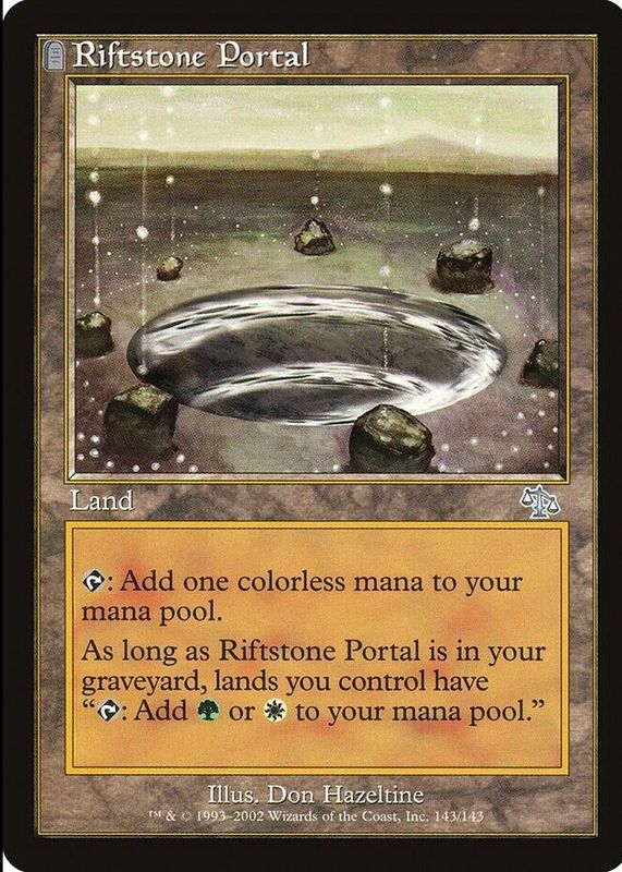 Riftstone Portal 2002 Judgment #143 Base RAW TCG (LIGHTLY PLAYED)
