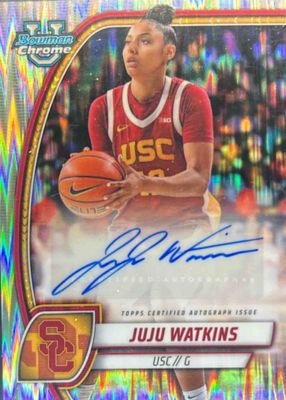 2024 Bowman Chrome University #37 Prospect Auto - Stealth Refractor