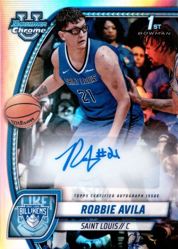 2024 Bowman Chrome University #61 Prospect Auto - Refractor (1st)