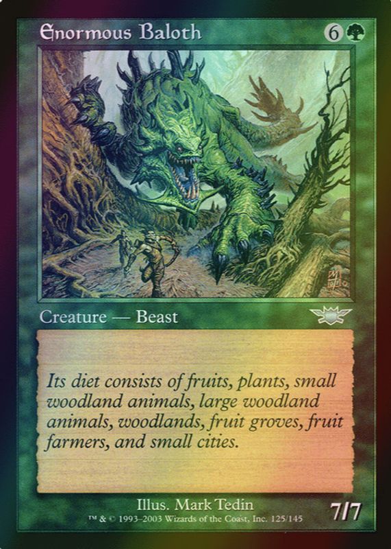 Enormous Baloth Magic: The Gathering Cards Price Guide - Sports Card ...
