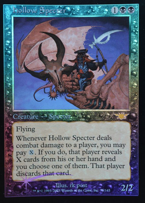 Hollow Specter 2003 Legions #75 Foil RAW TCG (NEAR MINT)