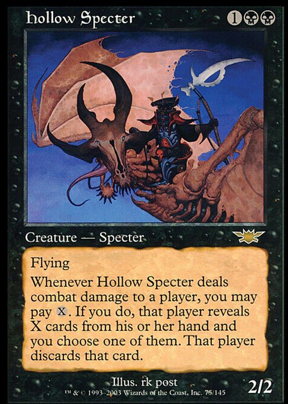 Hollow Specter 2003 Legions #75 Base RAW TCG (NEAR MINT)