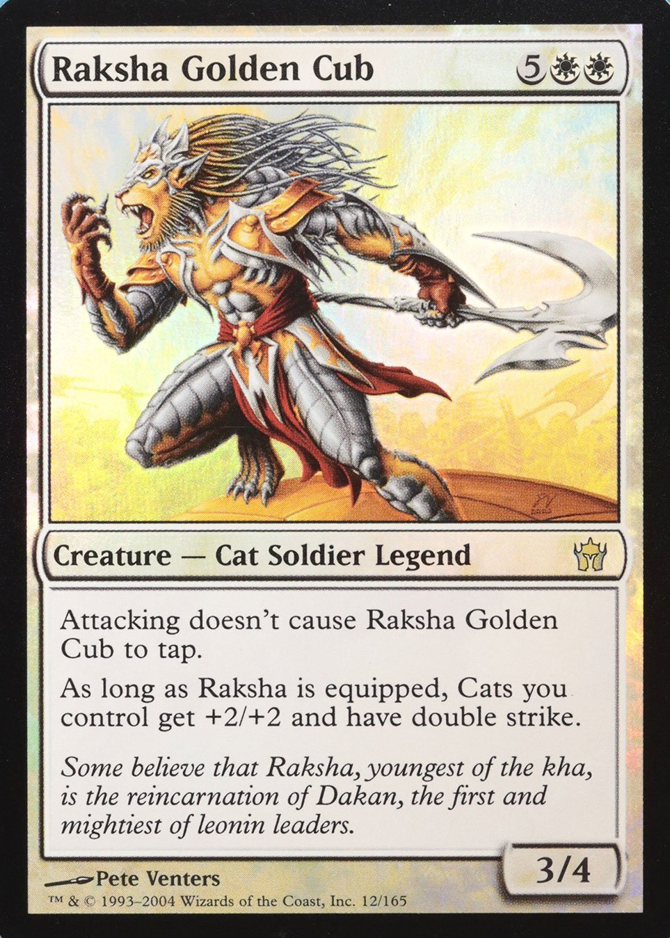 Raksha Golden Cub Magic: The Gathering Cards Price Guide - Sports Card ...