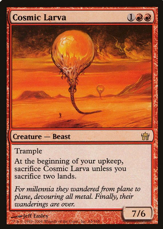 Cosmic Larva 2004 Fifth Dawn #63 Base RAW TCG (NEAR MINT)