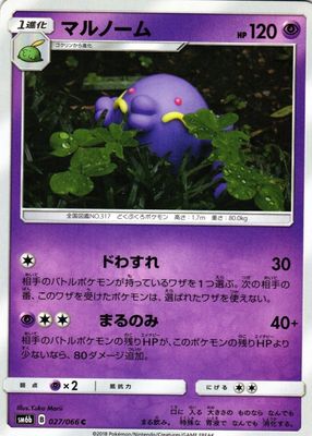 2018 Japanese Sun & Moon: Champion Road #027/066 Base