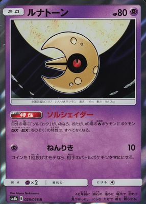 2018 Japanese Sun & Moon: Champion Road #028/066 Holo