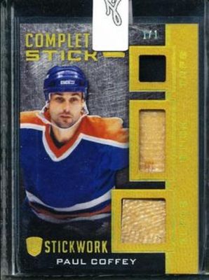 2015 Leaf In The Game Stickwork #CS-09 Complete Stick - Gold /5
