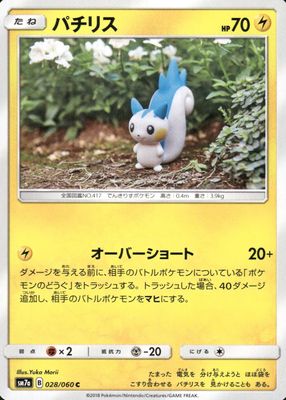 2018 Japanese Sun & Moon: Thunderclap Spark #028/060 Base