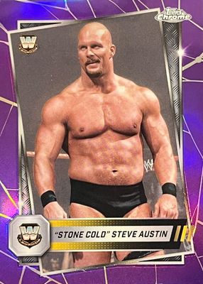 2025 Topps Chrome WWE #6 Purple Refractor