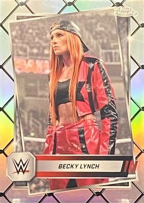 2025 Topps Chrome WWE #133 Steel Cage Refractor /37