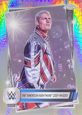 2025 Topps Chrome WWE #1 Prism Refractor