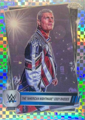 Cody Rhodes 2025 Topps Chrome WWE #1 Frozenfractor /-5 Price