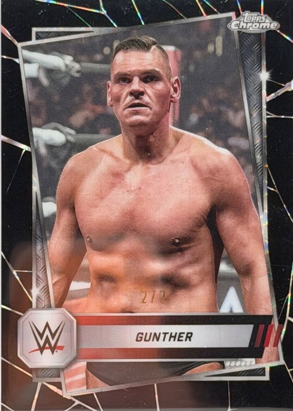 2025 Topps Chrome WWE #2 Black Geometric Refractor /2