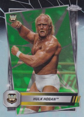 2025 Topps Chrome WWE #12 Neon Green & Black Refractor