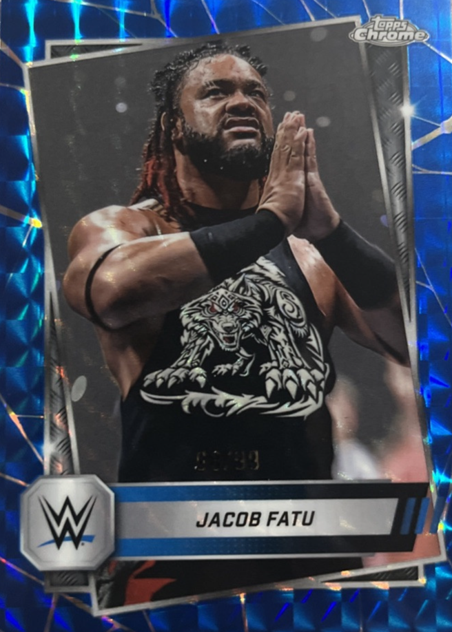 RK-5444　fatu Jacob Fatu 2024 Select WWE #5 Color Wheel /(SSP) Price Guide