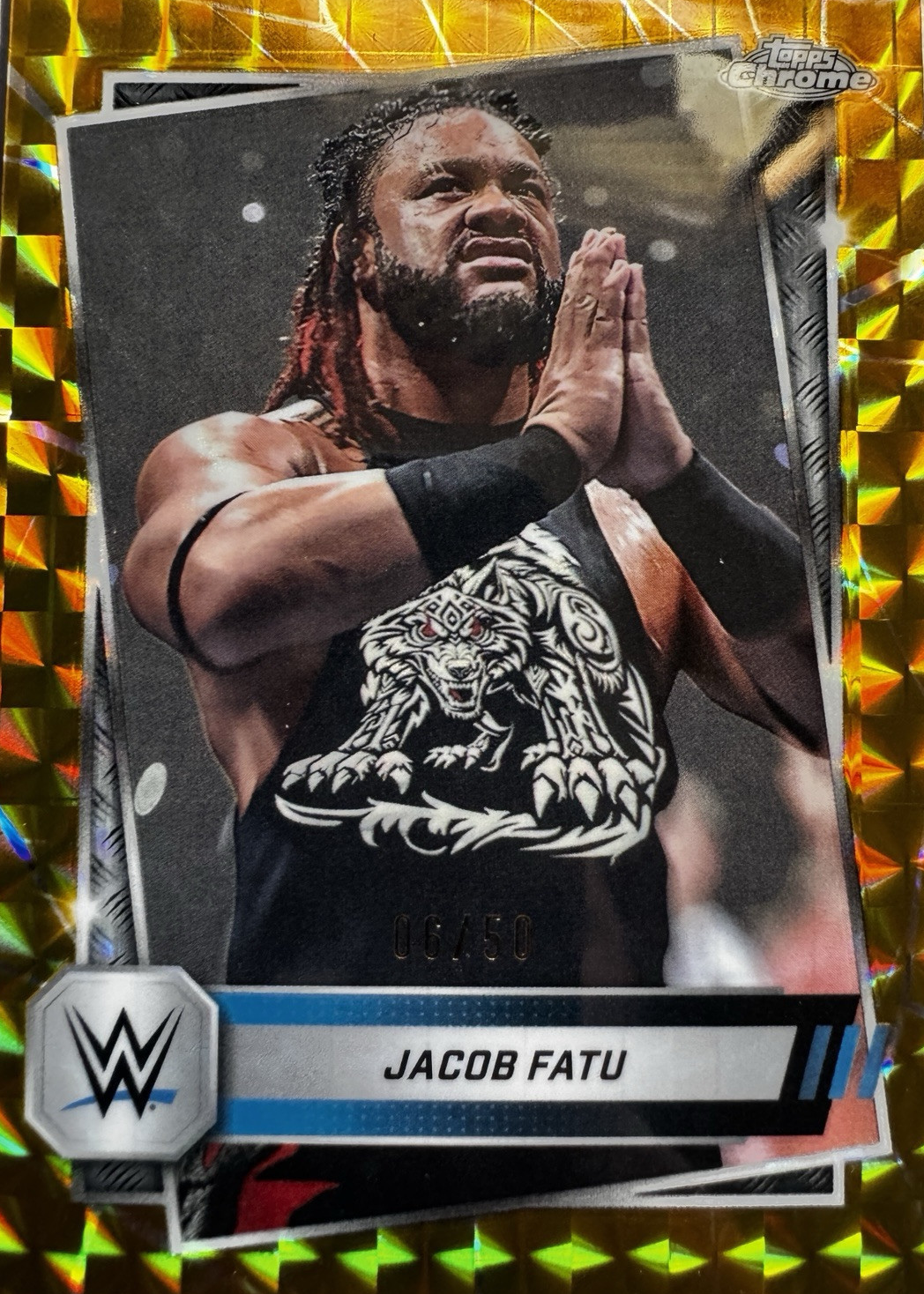 RK-5444　fatu Jacob Fatu #100 Prices | 2025 Topps Chrome WWE | Wrestling Cards