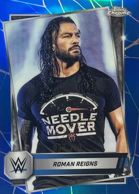 2025 Topps Chrome WWE #3 Blue Refractor /150