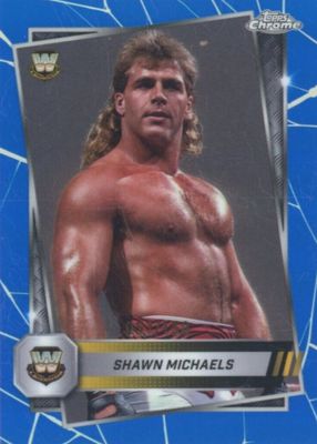 Shawn Michaels 2025 Topps Chrome WWE #188 Black Refractor