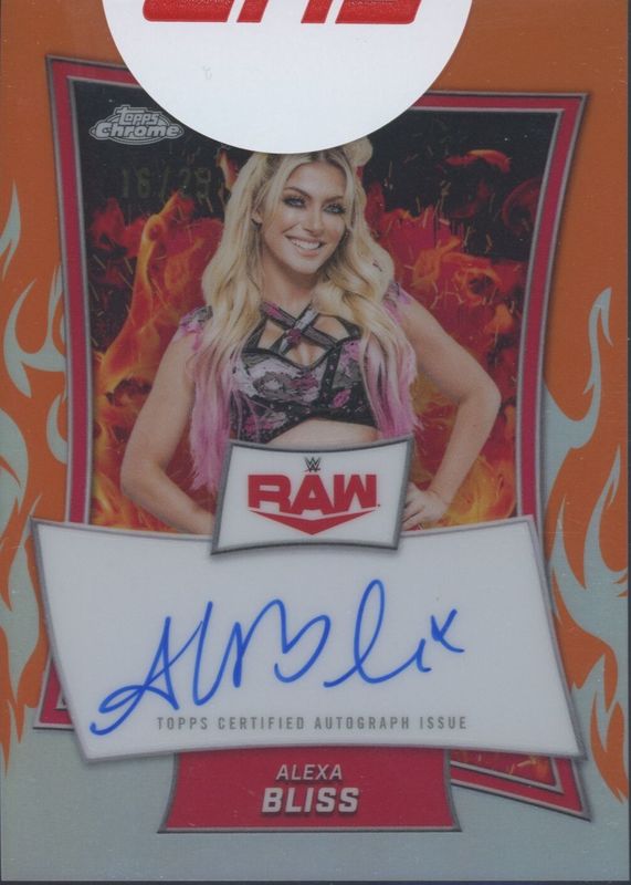 2025 Topps Chrome WWE #CLA-XA Autographs - Orange Refractor /25