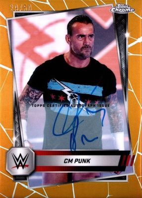 2025 Topps Chrome WWE #CLA-CM Autographs - Gold Refractor /50