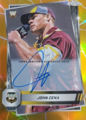 2025 Topps Chrome WWE #CLA-JC Autographs - Gold Refractor /50