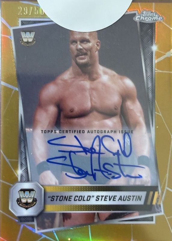 2025 Topps Chrome WWE #CLA-SC Autographs - Gold Refractor /50