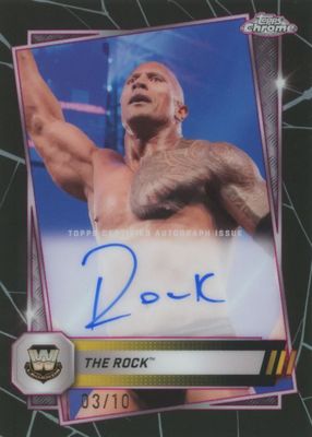 The Rock 2023 Select WWE #4 Artistic Selections /(SSP) Price
