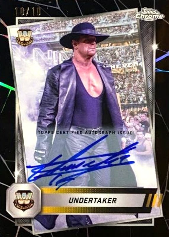 2025 Topps Chrome WWE #CLA-TK Autographs - Black Refractor /10