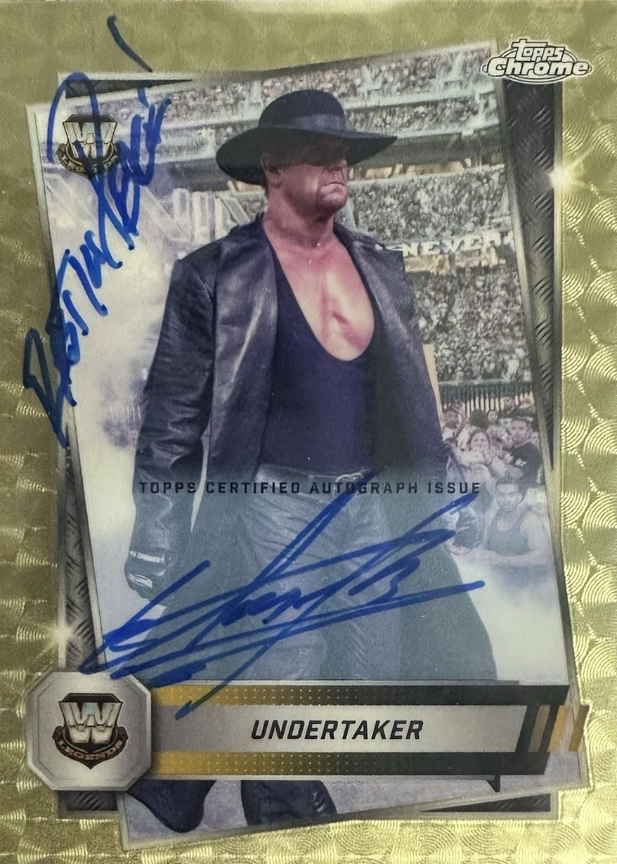 Undertaker 2025 Topps Chrome WWE #CLA-TK Autographs - Superfractor /1 ...