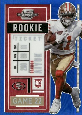 2020 Contenders Optic #62 Blue /99