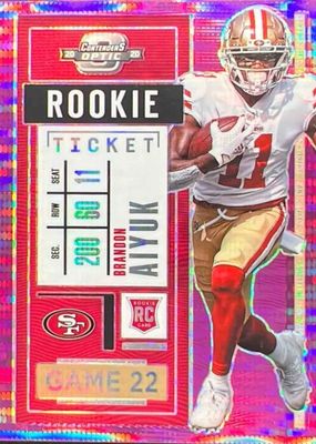 2020 Contenders Optic #62 Purple Pulsar /21